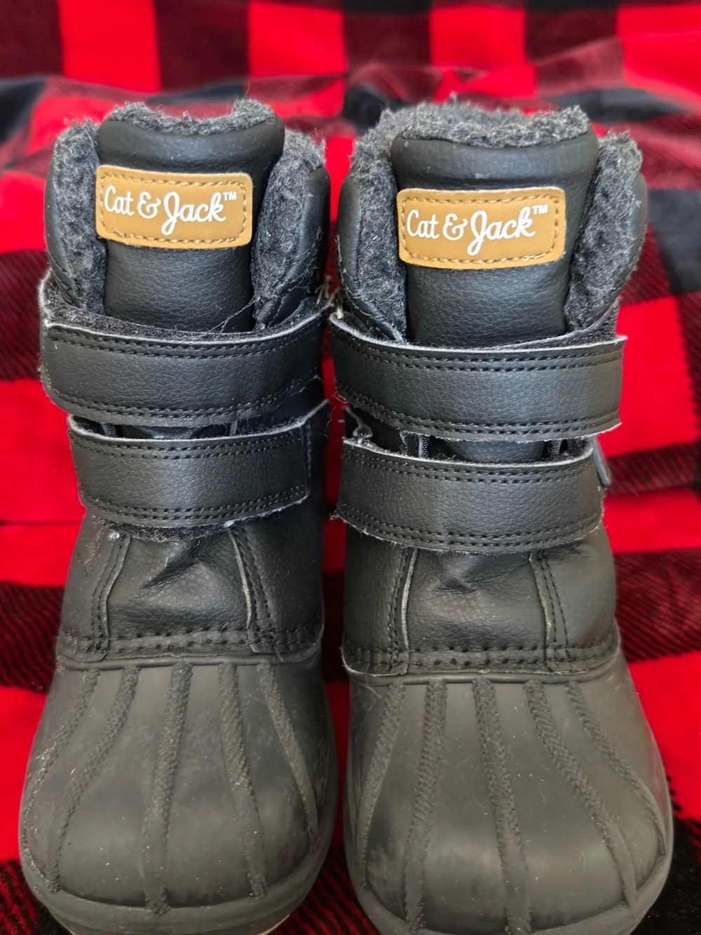 Cat & Jack Kids Unisex Black Snow Boots